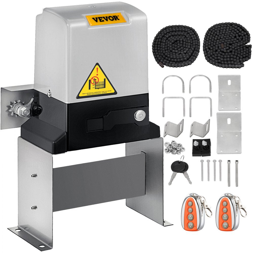 SGO-8806 - Heavy-Duty Sliding Gate Opener with 2 Remotes & Obstacle Detection