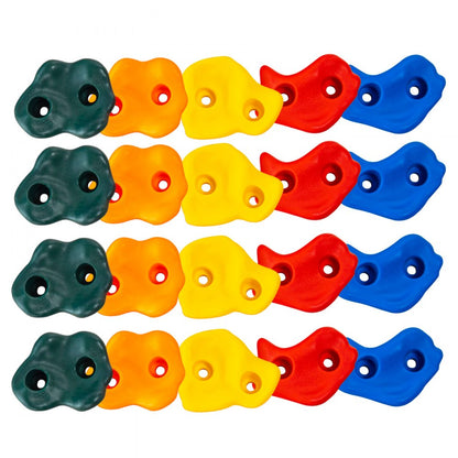 PYTZ-4 - Vibrant Weather-Resistant Rock Climbing Holds for Kids