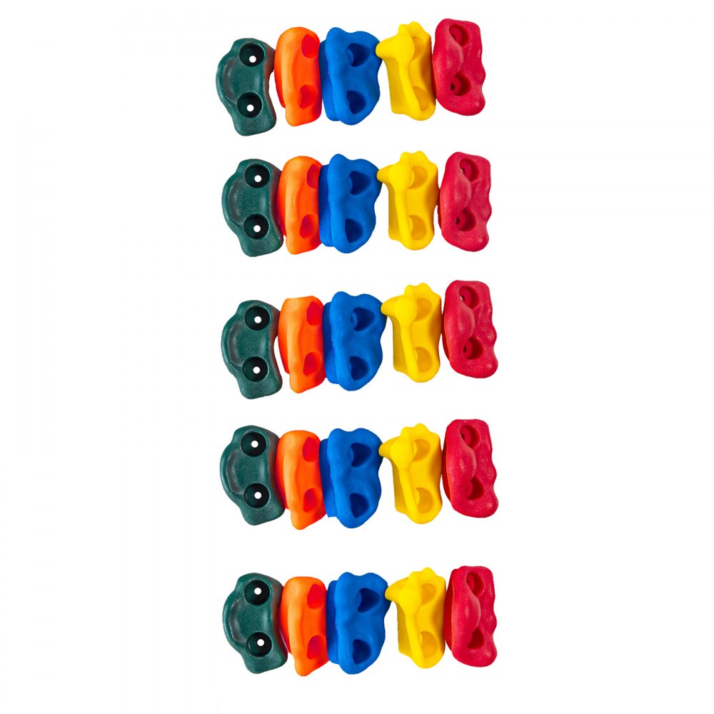 PYTZ-5 - Colorful Durable Rock Climbing Holds for Kids' Indoor/Outdoor Fun