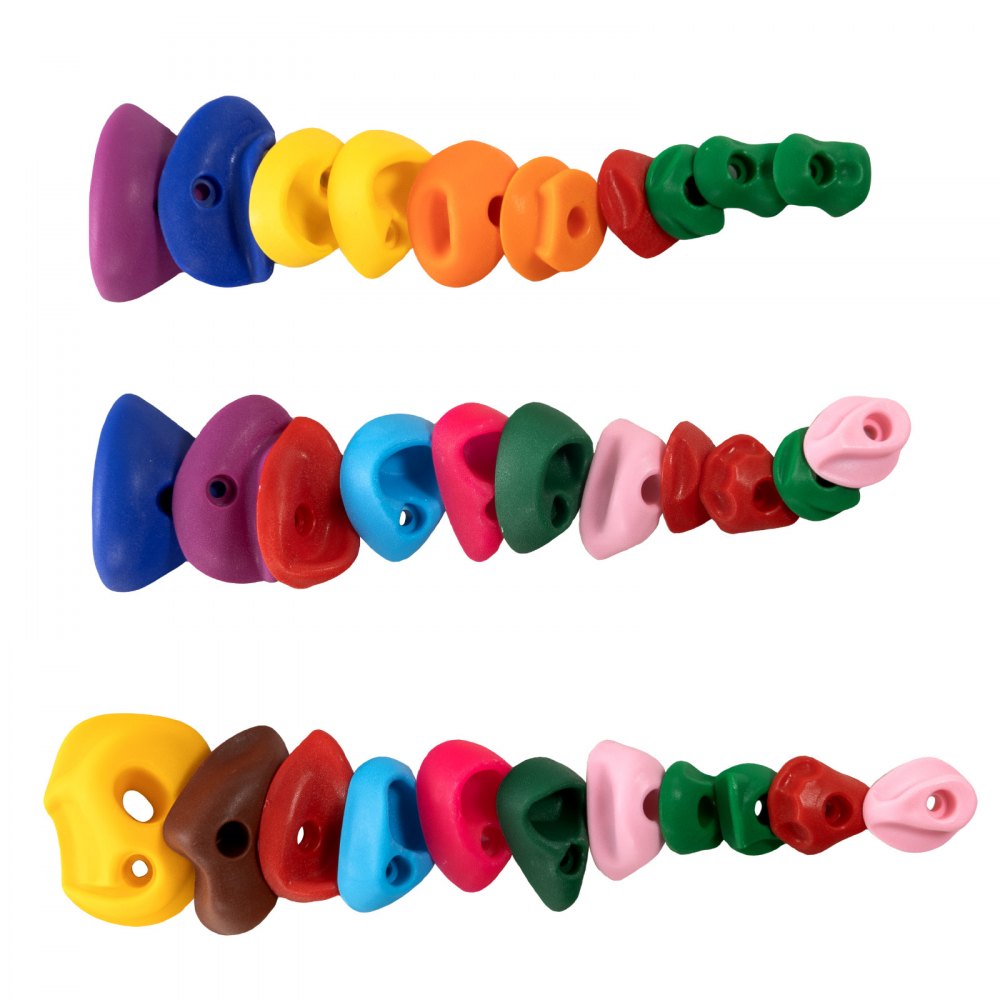 PYTZ-7 - Durable Rock Climbing Holds for Kids' Indoor/Outdoor Fun