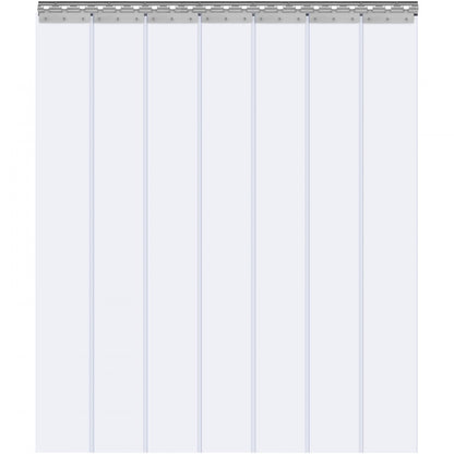 KDV0 - VEVOR Clear PVC Strip Curtain for Draft and Bug Control