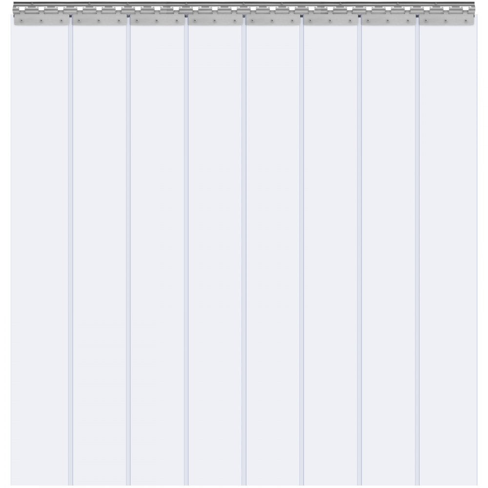 IBV0 - Durable Clear PVC Strip Curtain for Temperature Control and Bug Barrier