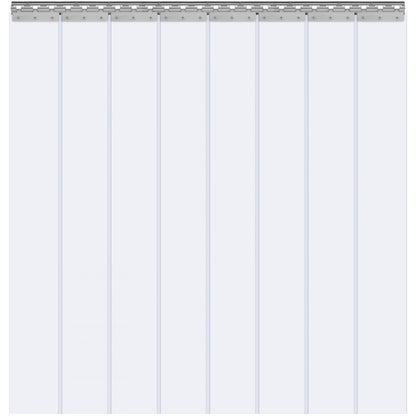 IBV0 - Durable Clear PVC Strip Curtain for Temperature Control and Bug Barrier