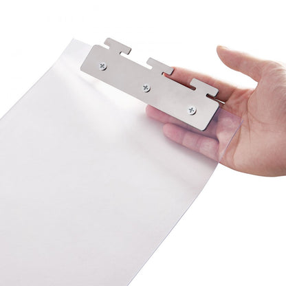 VXV0 - 96"x72" Clear PVC Strip Curtain for Indoor Climate Control