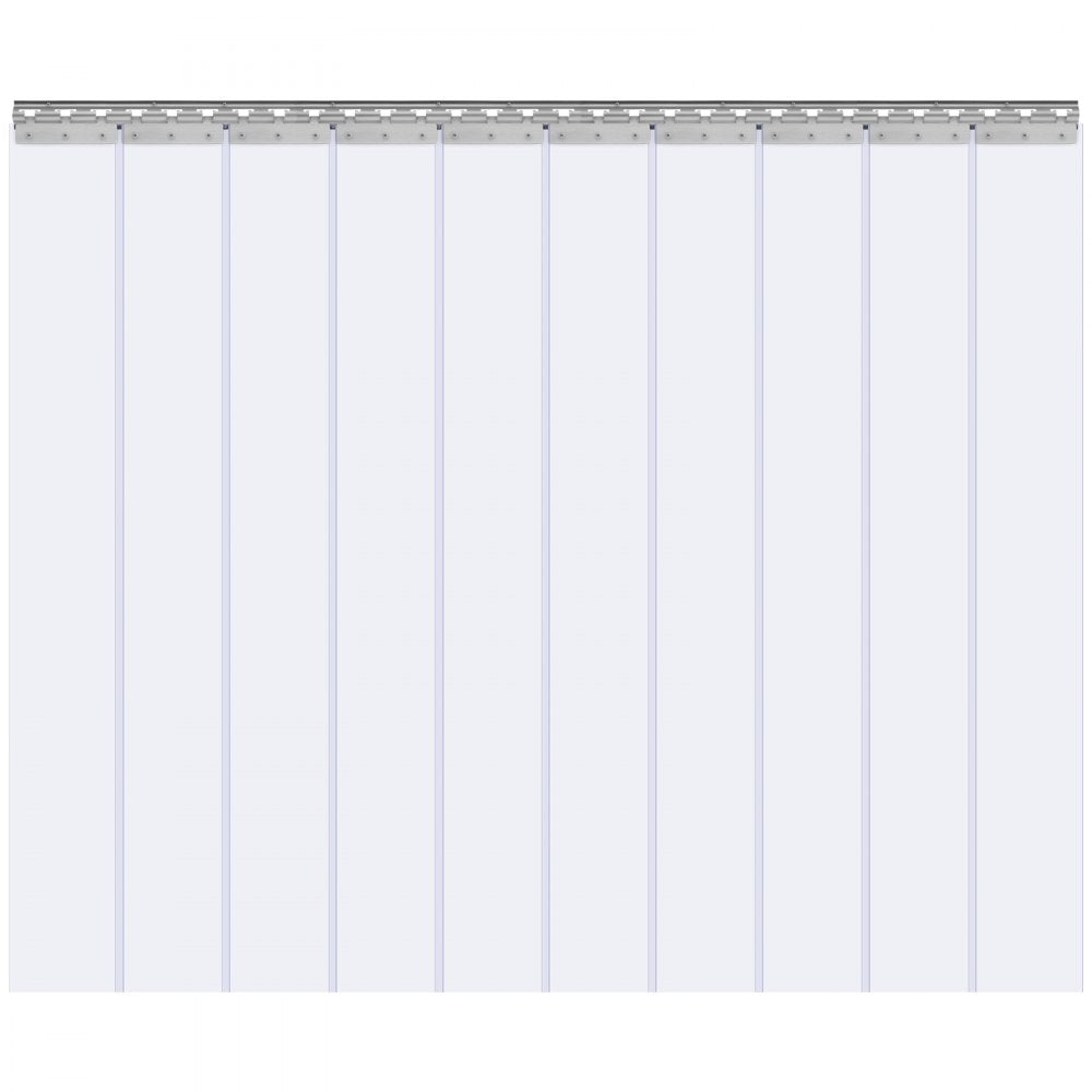 0PV0 - 84" x 60" PVC Strip Curtain for Temperature Control