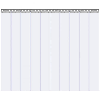 0PV0 - 84" x 60" PVC Strip Curtain for Temperature Control