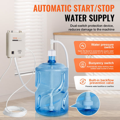 010875062214 - Automatic 5 Gallon Water Dispenser Pump with 0.67GPM Flow