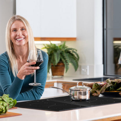 LT4-77 - 6000W Built-in Electric Cooktop with 4 Burners and Touch Control