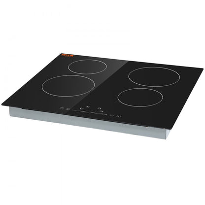 LT4-77 - 6000W Built-in Electric Cooktop with 4 Burners and Touch Control