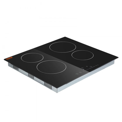 LT4-77 - 6000W Built-in Electric Cooktop with 4 Burners and Touch Control