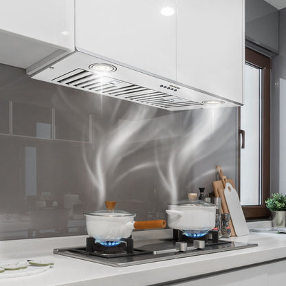 E70-27 - 30" 800CFM Stainless Steel Range Hood with 3 Fan Speeds