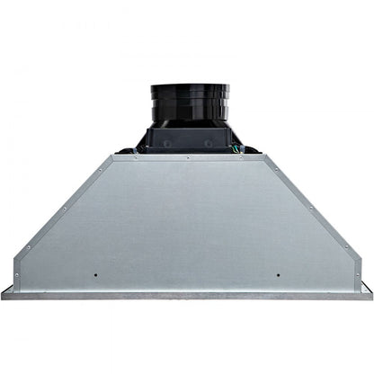 E70-27 - 30" 800CFM Stainless Steel Range Hood with 3 Fan Speeds