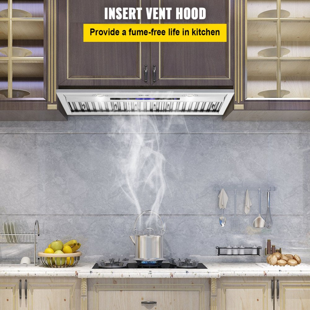 E70-30-SS - 30" Stainless Steel Range Hood with 900CFM Suction Power