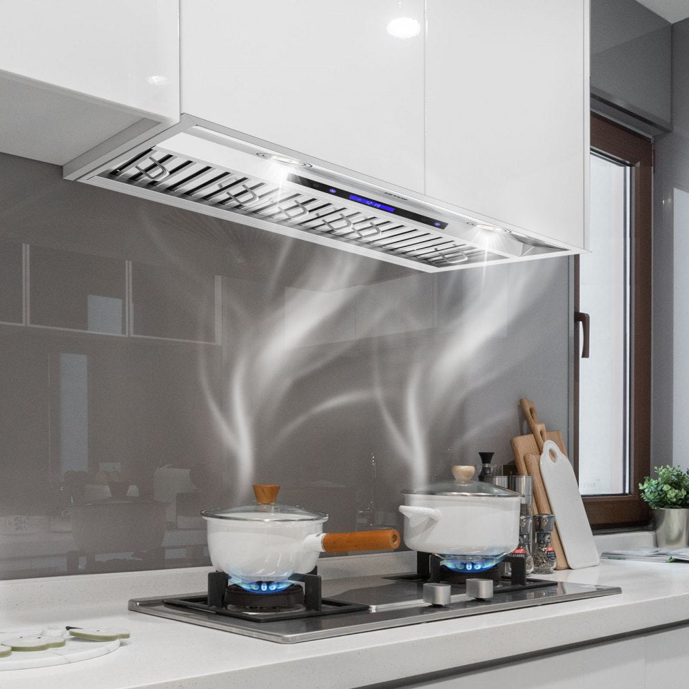E70-30-SS - 30" Stainless Steel Range Hood with 900CFM Suction Power