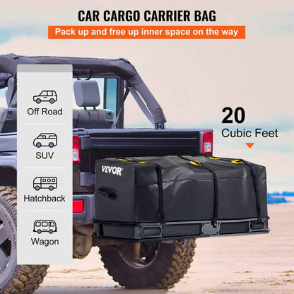 VV-HB-S-20 - 20 Cubic Feet Waterproof Cargo Bag for Cars & SUVs
