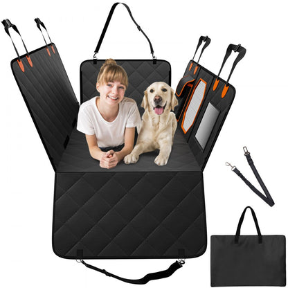 WMDY24161 - 52"x23.5" Waterproof Dog Car Seat Cover with Safety Belt