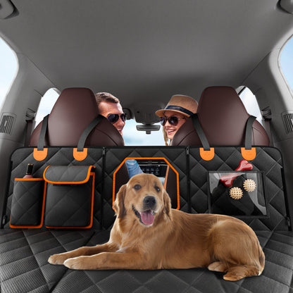 WMDY24162 - Waterproof Dog Car Seat Cover with Safety Belt for SUVs