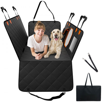 WMDY24162 - Waterproof Dog Car Seat Cover with Safety Belt for SUVs