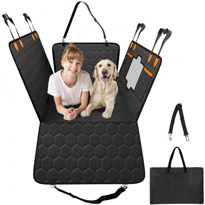 WMDY24156 - Waterproof Dog Car Seat Cover for Back Seat - Foldable & Washable