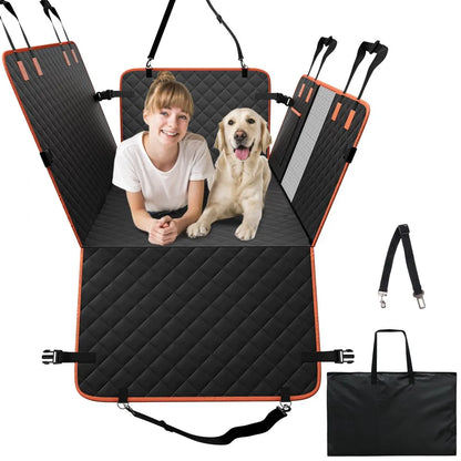 WMDY24158 - Waterproof Dog Car Seat Cover for SUVs & Trucks, Non-Slip Design