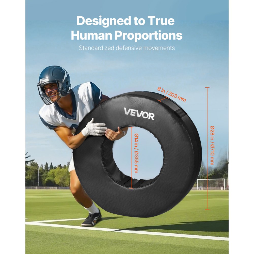 NTRLZQ-002 - Waterproof PVC 1PCS Football Tackle Wheel for Skill Training