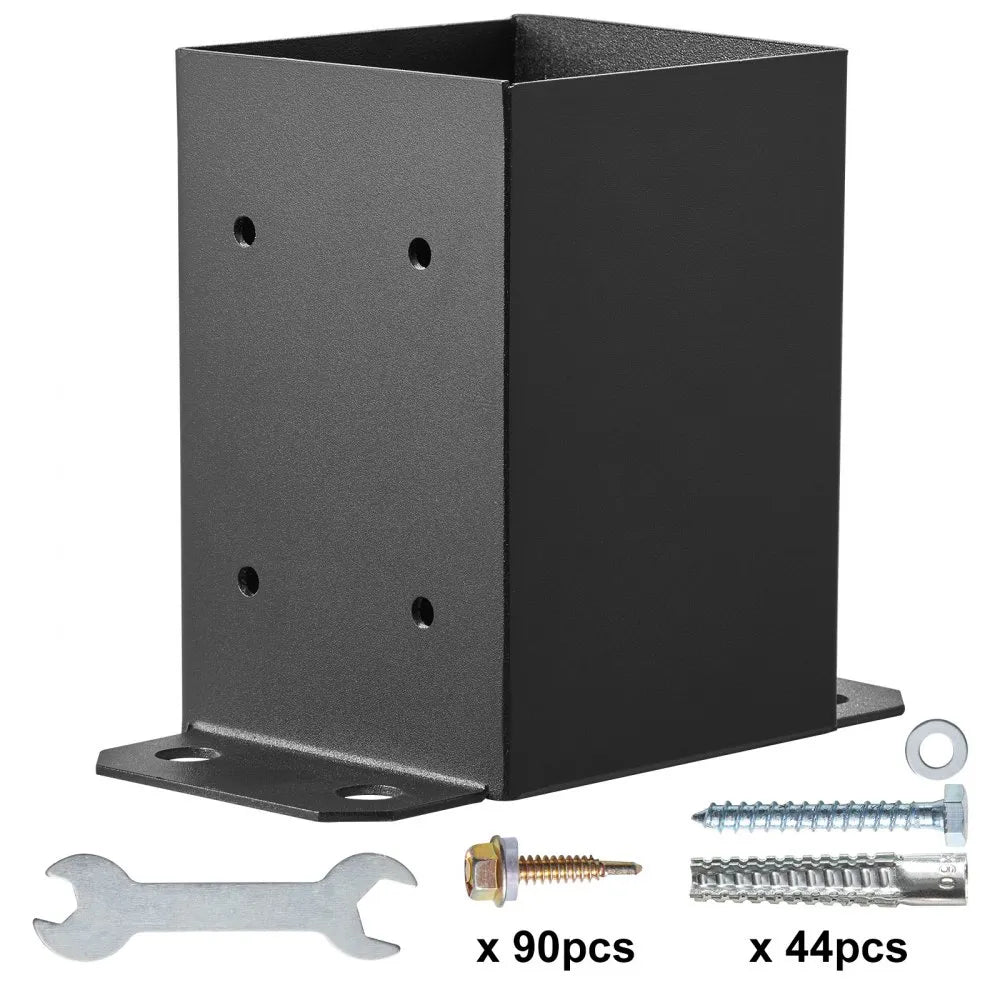 QBLZ-4in-10 - 3.8x5.5x6.4 Inch Post Base Brackets for Columns
