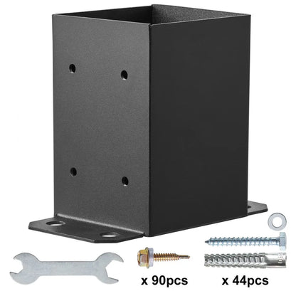 QBLZ-4in-10 - 3.8x5.5x6.4 Inch Post Base Brackets for Columns