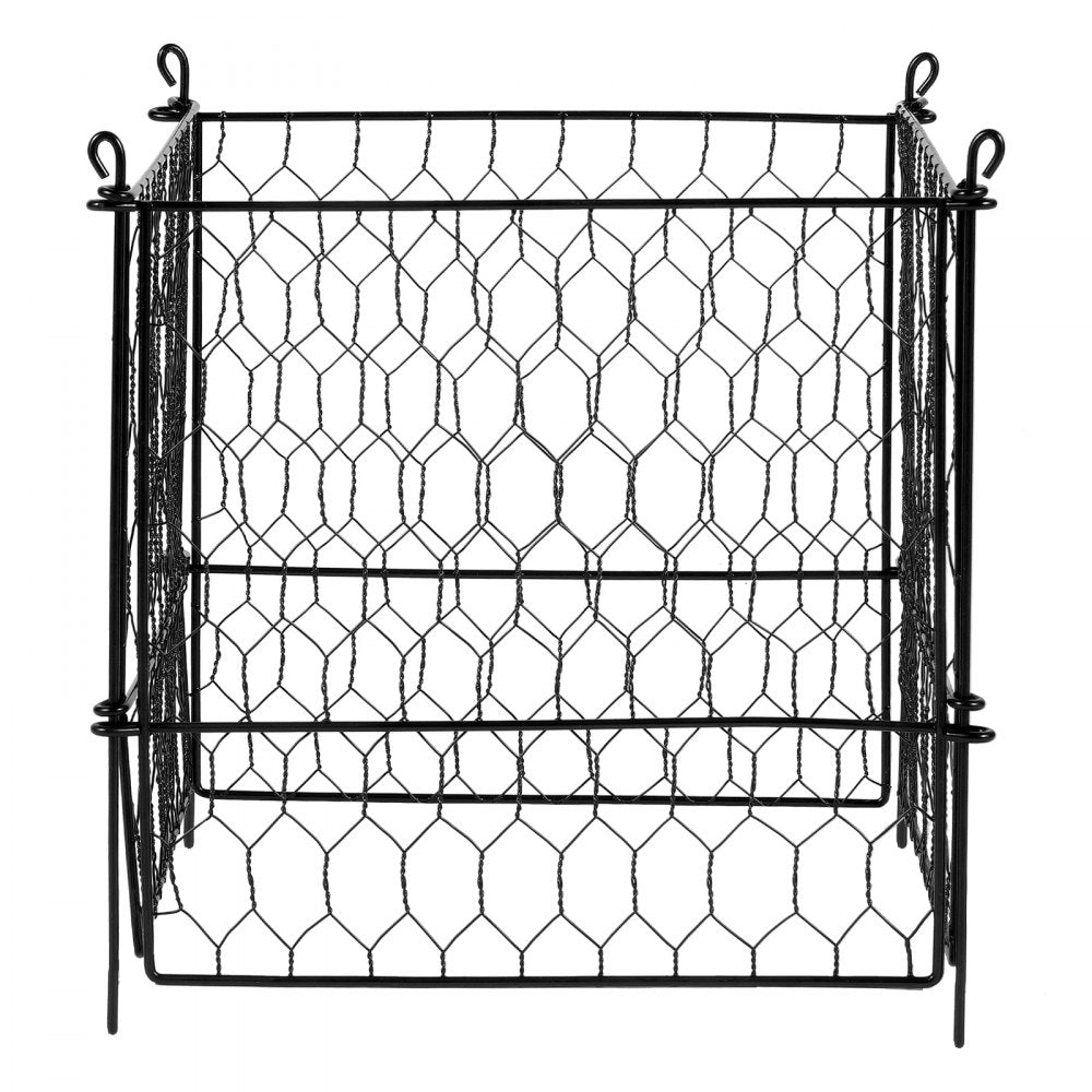 JSQBWZCL-12in-4P - Durable Carbon Steel Plant Protector for Your Garden