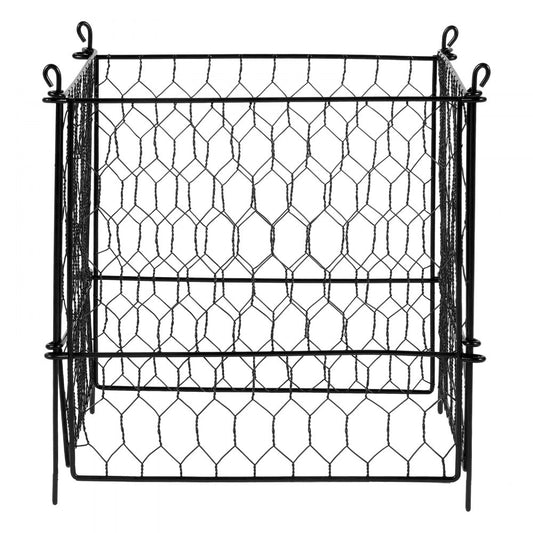 JSQBWZCL-12in-4P - Durable Carbon Steel Plant Protector for Your Garden