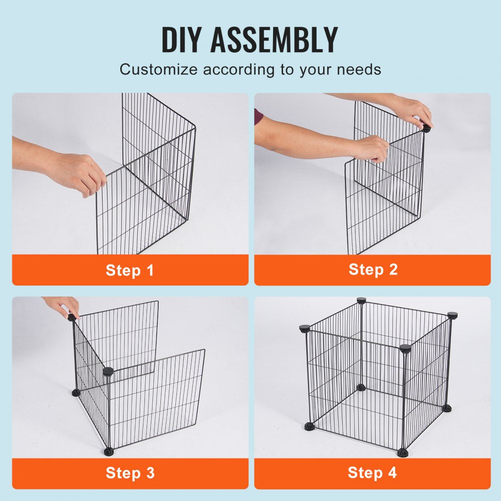 JSQBWZCL-14in-5P - Customizable 5-Piece Stackable Plant Protector Set