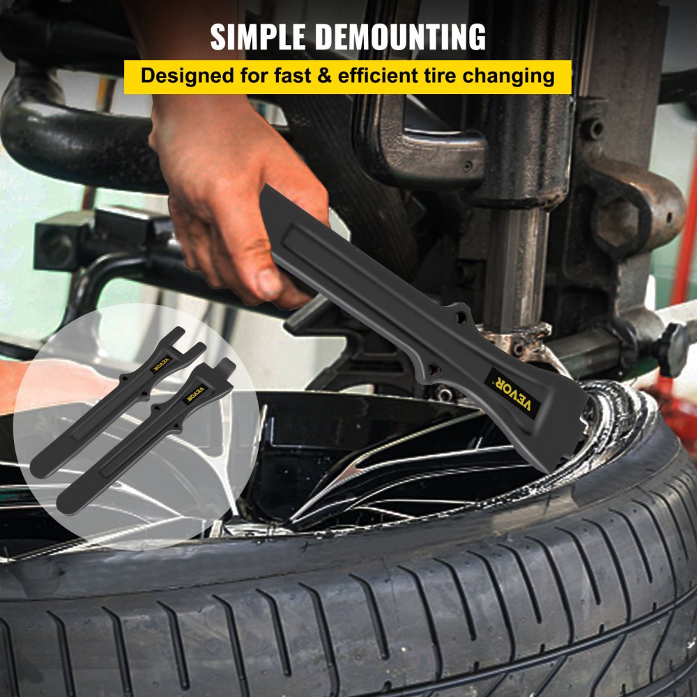 VV-TBB-11 - 9.65" Durable Steel Tire Irons for Easy Tire Changing