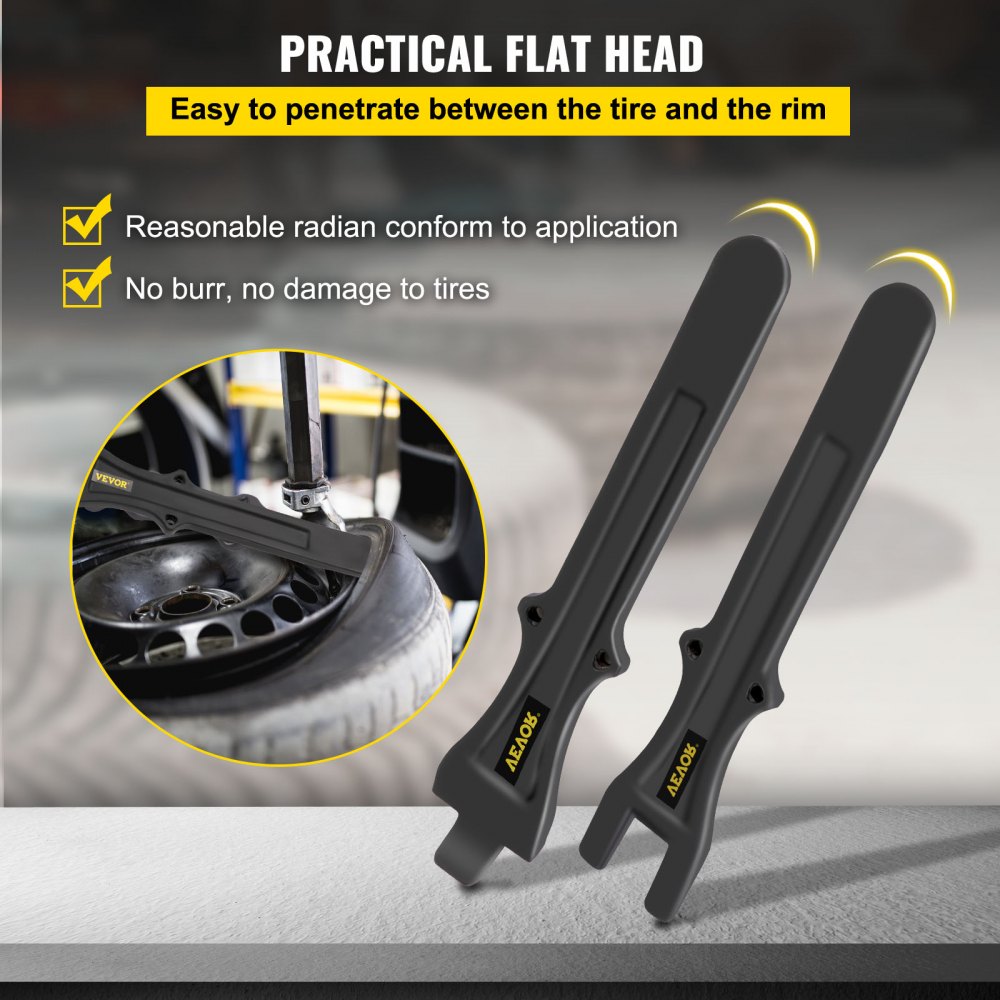 VV-TBB-11 - 9.65" Durable Steel Tire Irons for Easy Tire Changing