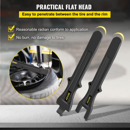 VV-TBB-11 - 9.65" Durable Steel Tire Irons for Easy Tire Changing