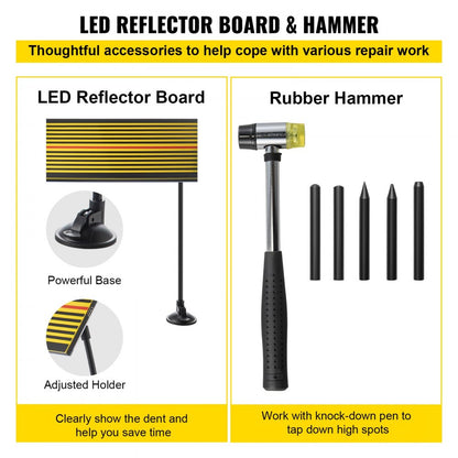 VV-PR-T9803 - 98-Pc Paintless Dent Repair Kit with Durable Tools