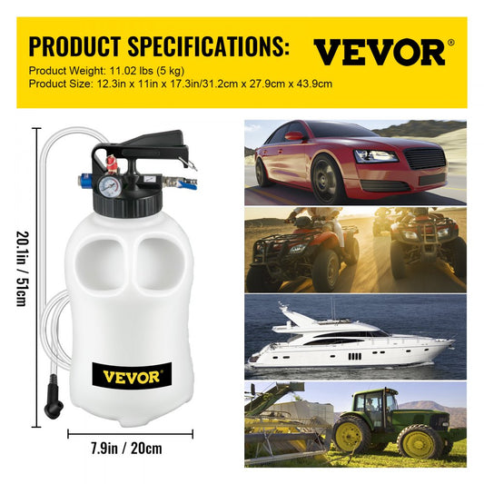 10L ATF Pump - 10L Manual Transmission Fluid Pump with 14 Adapters