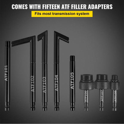 7.5L ATF Tank - Durable Transmission Fluid Pressure Bleeder with Flow Control