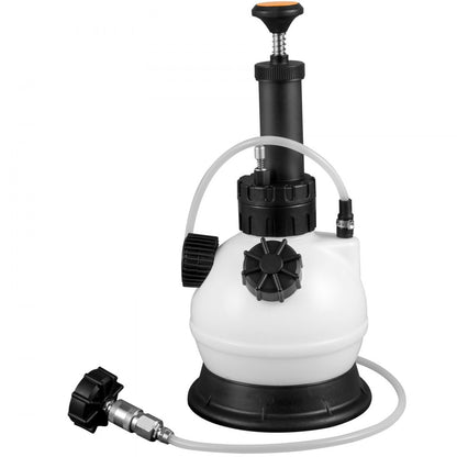 2.0L BRAKE FLUID BLEEDER - Durable Pressure Bleeder with Adapter and Gauge