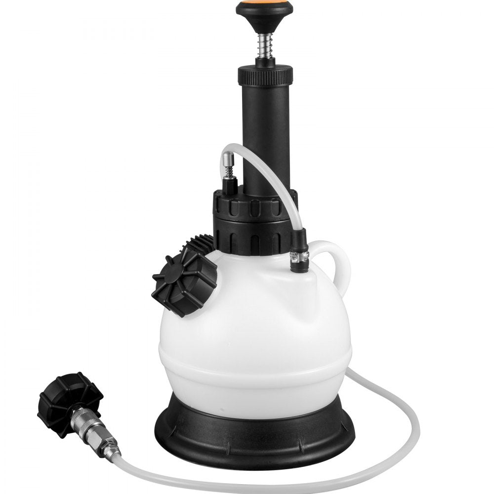 2.0L BRAKE FLUID BLEEDER - Durable Pressure Bleeder with Adapter and Gauge
