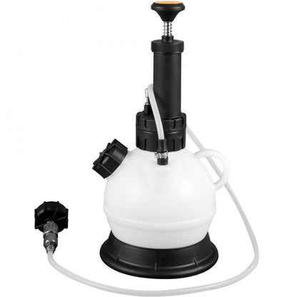 2.0L BRAKE FLUID BLEEDER - Durable Pressure Bleeder with Adapter and Gauge