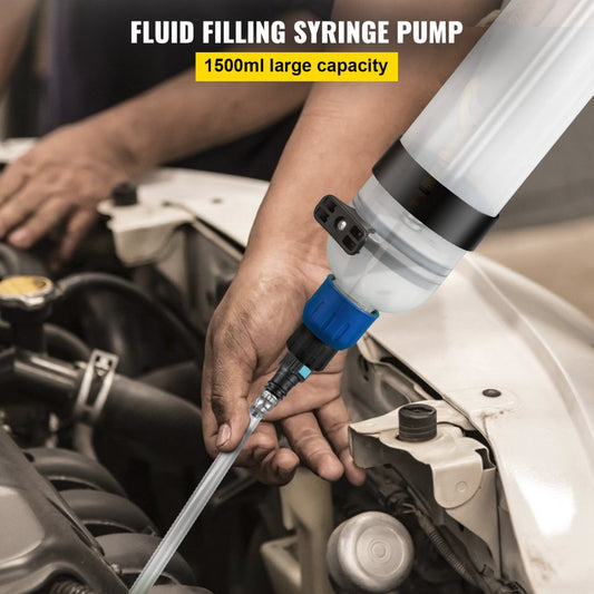 1.5L Oil Extractor - Ergonomic Brake Fluid Extractor with 1500ml Capacity