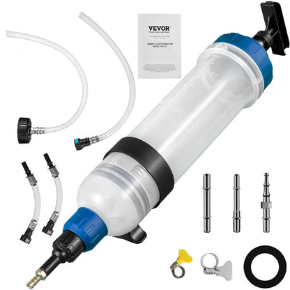 1.5L Oil Extractor - Ergonomic Brake Fluid Extractor with 1500ml Capacity