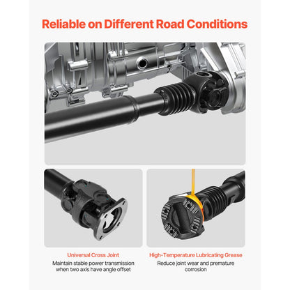 JR08D020 - Durable Front Drive Shaft Assembly for 2003-2013 Dodge RAM