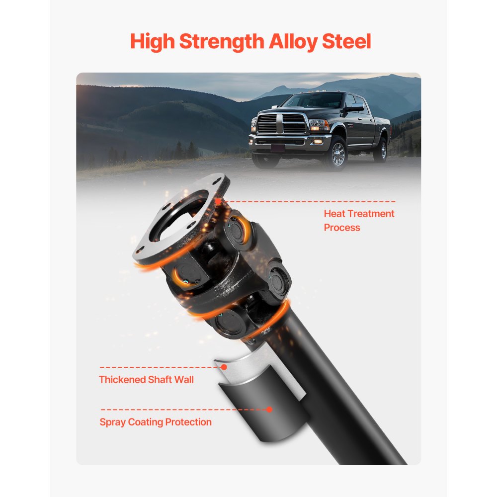 JR08D020 - Durable Front Drive Shaft Assembly for 2003-2013 Dodge RAM