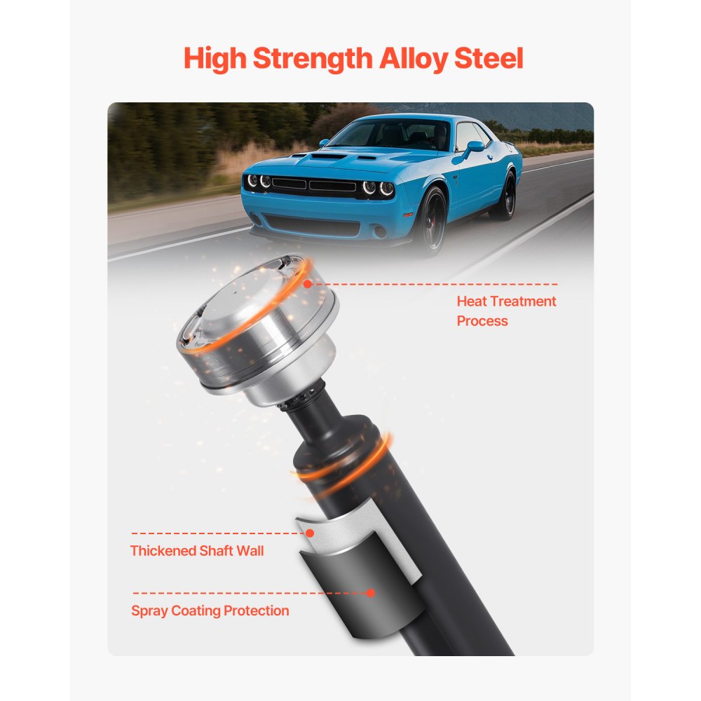 JR15D379 - Durable Alloy Steel Rear Drive Shaft for 2015-2019 Dodge Challenger