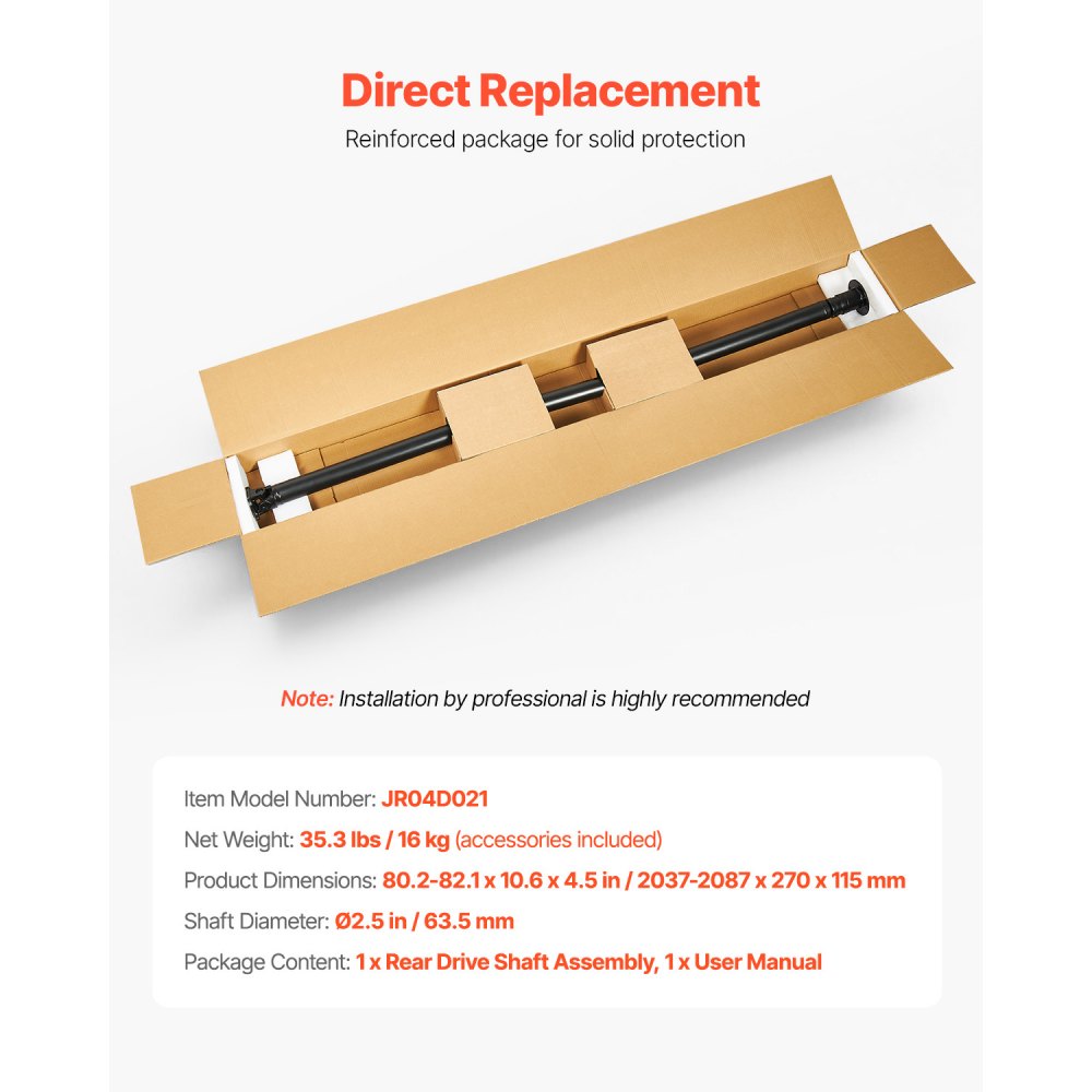 JR04D021 - Durable Rear Drive Shaft for 2007-2008 Ford Edge, Lincoln MKX