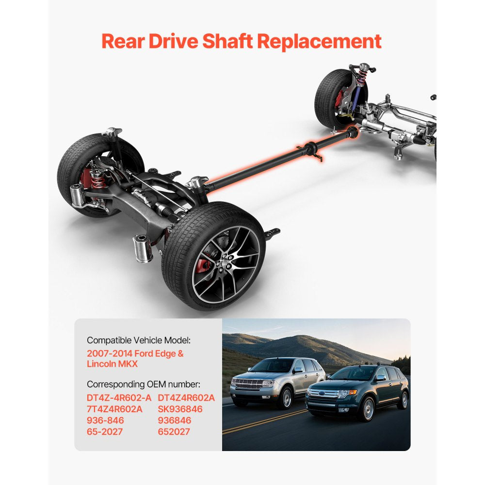 JR04D016 - Durable Rear Drive Shaft Assembly for 2007-2014 Ford Edge & Lincoln MKX