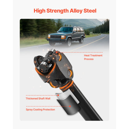 JR08D011 - Durable Front Drive Shaft for 1987-2001 Jeep Cherokee 4.0L