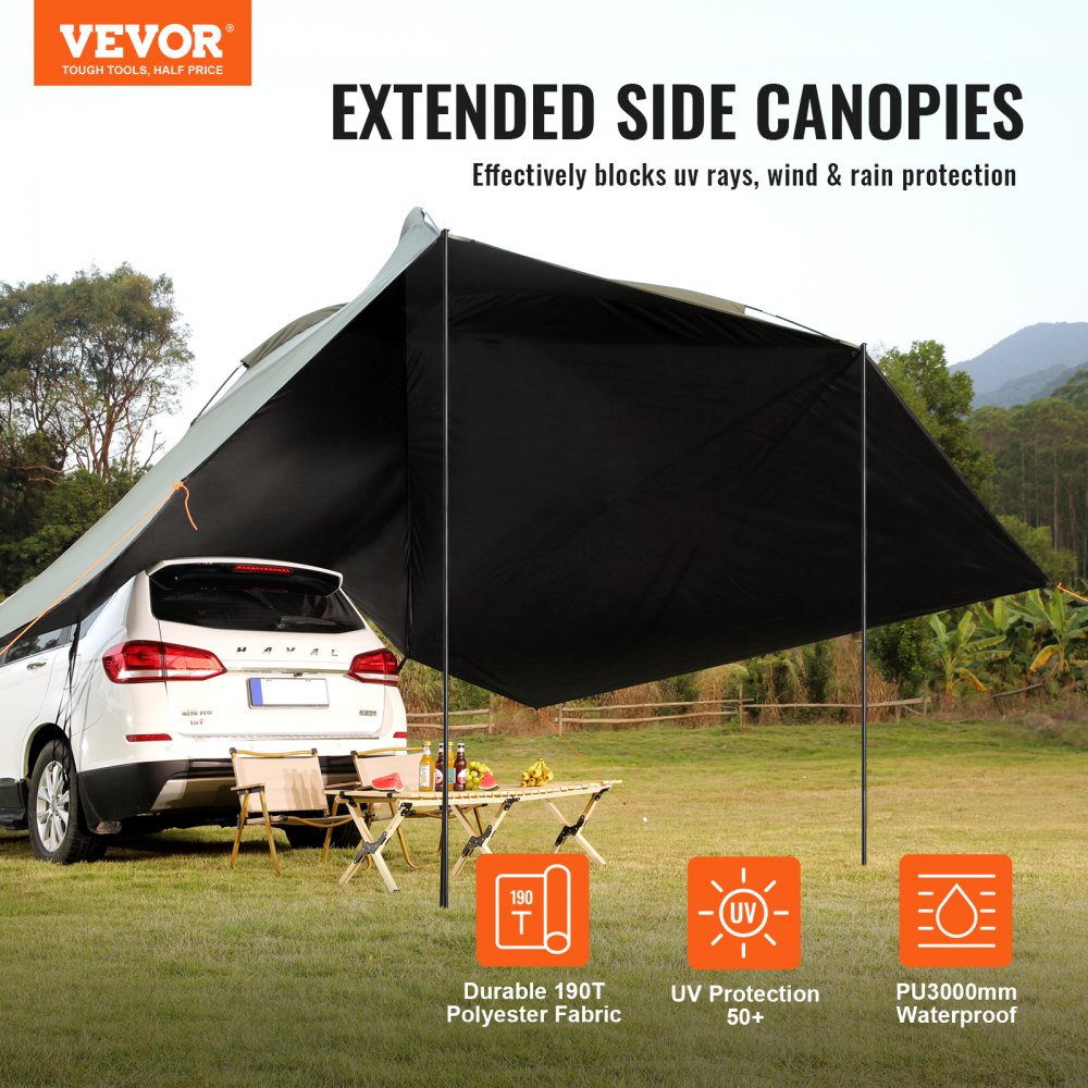ATWCA3223 - 10' x 7' VEVOR Vehicle Awning for Camping & Picnics