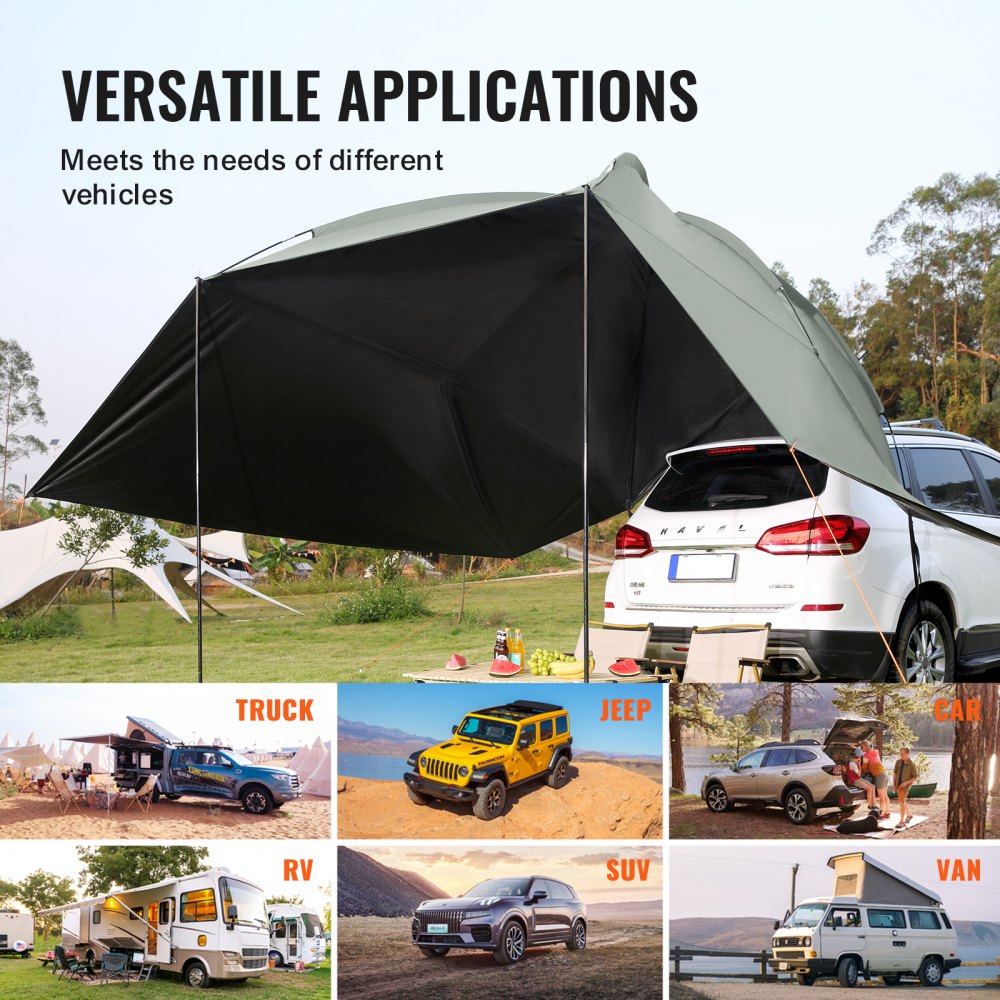 ATWCA3223 - 10' x 7' VEVOR Vehicle Awning for Camping & Picnics