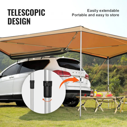ATSA27025 - 102.4" Waterproof Vehicle Awning with UV Protection & Adjustable Setup